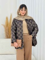 مانتو ژاکارد جیب نما کد 7778 - تصویر 12