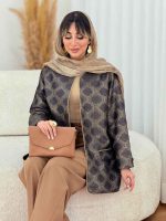 مانتو ژاکارد جیب نما کد 7778 - تصویر 19