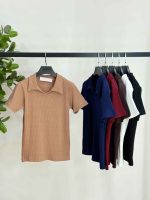 بلوز آستین کوتاه یقه دار کد 7767 - تصویر 3