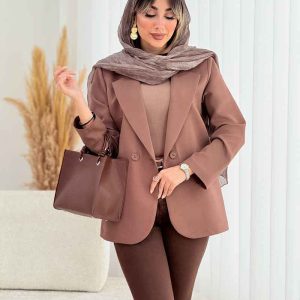 مانتو کتی دو دکمه ترنم کد 7793