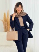 مانتو کتی دو دکمه ترنم کد 7793 - تصویر 20