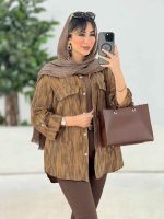 شومیز دو جیب پاکتی پانیا کد 7737 - تصویر 2