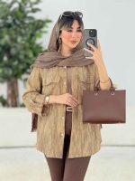 شومیز دو جیب پاکتی پانیا کد 7737 - تصویر 15