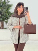 شومیز دو جیب پاکتی پانیا کد 7737 - تصویر 11