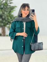 شومیز دو جیب پاکتی پانیا کد 7737