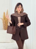 مانتو کتی آستین سه دکمه هانا کد 7779 - تصویر 9