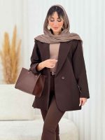 مانتو کتی آستین سه دکمه هانا کد 7779 - تصویر 13
