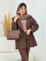 مانتو کتی آستین سه دکمه هانا کد 7779 - تصویر 12