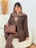 مانتو کتی آستین سه دکمه هانا کد 7779 - تصویر 15