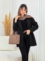 مانتو کتی آستین سه دکمه هانا کد 7779 - تصویر 3