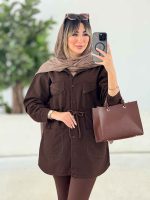 مانتو کمرگت یگانه کد 7786 - تصویر 4