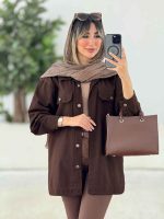 مانتو کتان دو جیب پاکتی ماهور کد 7787 - تصویر 16
