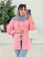 مانتو کتان دو جیب پاکتی ماهور کد 7787 - تصویر 10
