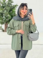 مانتو کتان دو جیب پاکتی ماهور کد 7787 - تصویر 3