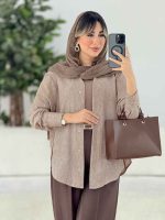 مانتو برش دار الین کد 7762 - تصویر 7
