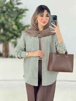 مانتو برش دار الین کد 7762 - تصویر 14