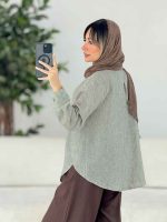 مانتو برش دار الین کد 7762 - تصویر 6