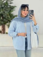 شومیز دو جیب سارا کد 7679 - تصویر 26