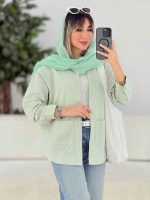 شومیز دو جیب سارا کد 7679 - تصویر 3