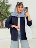 شومیز دو جیب سارا کد 7679 - تصویر 20