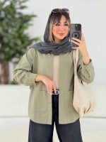 شومیز دو جیب سارا کد 7679 - تصویر 27