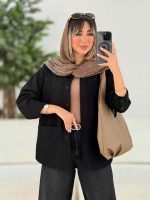 شومیز دو جیب سارا کد 7679 - تصویر 5