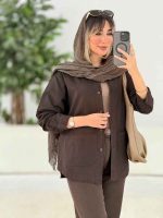 شومیز دو جیب سارا کد 7679 - تصویر 4