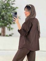 شومیز دو جیب سارا کد 7679 - تصویر 21