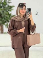 شومیز طرح دار ستاره کد 7678 - تصویر 9