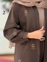 شومیز طرح دار ستاره کد 7678 - تصویر 8