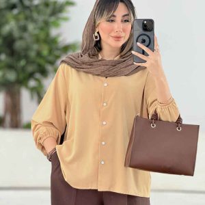 شومیز آستین کش کد 4393