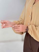 شومیز آستین کش کد 4393 - تصویر 7
