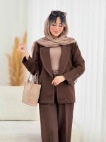 کت دوخت دار آستین سه دکمه کد 7704 - تصویر 11