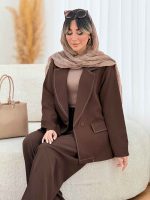 کت دوخت دار آستین سه دکمه کد 7704 - تصویر 7