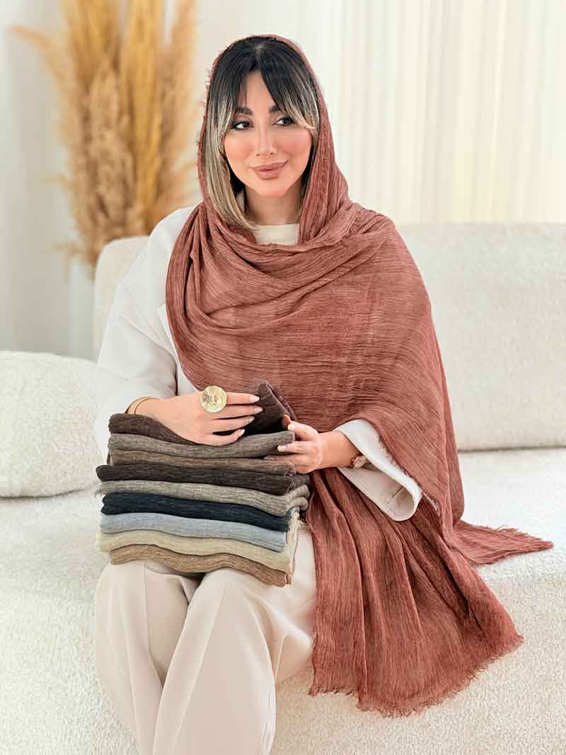 IMG_2989 شال ریش دار ثنا کد 7724