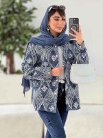 مانتو پولک دوزی نجوا کد 7613 - تصویر 4