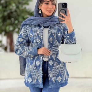 مانتو پولک دوزی نجوا کد 7613