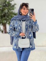 مانتو پولک دوزی نجوا کد 7613 - تصویر 9