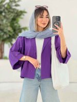 شومیز پانچ آستین پاکتی کد 7770 - تصویر 19
