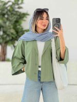شومیز پانچ آستین پاکتی کد 7770 - تصویر 2
