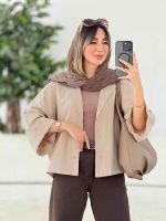 شومیز پانچ آستین پاکتی کد 7770 - تصویر 7