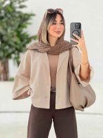 شومیز پانچ آستین پاکتی کد 7770 - تصویر 27