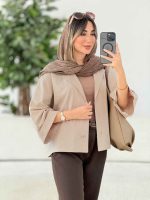 شومیز پانچ آستین پاکتی کد 7770 - تصویر 31