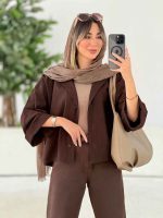 شومیز پانچ آستین پاکتی کد 7770 - تصویر 10