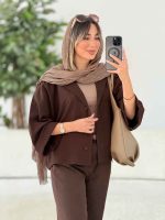 شومیز پانچ آستین پاکتی کد 7770 - تصویر 6