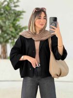 شومیز پانچ آستین پاکتی کد 7770 - تصویر 29
