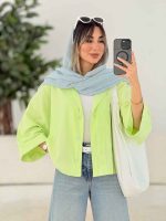 شومیز پانچ آستین پاکتی کد 7770 - تصویر 4