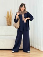 ست شومیز آستین پاگن و شلوار کد 7694 - تصویر 13