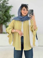 مانتو آستین بند پایین هلال کد 7739 - تصویر 9