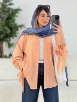 مانتو آستین بند پایین هلال کد 7739 - تصویر 17